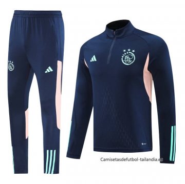 Chandal de Sudadera del Ajax 2024-2025 Azul