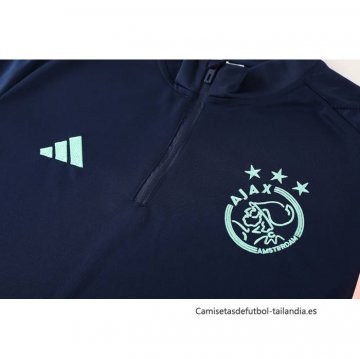 Chandal de Sudadera del Ajax 2024-2025 Azul