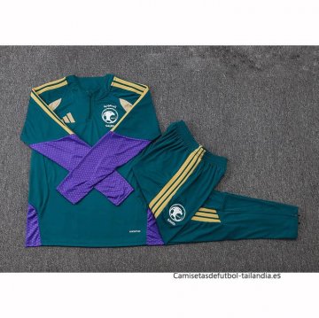 Chandal de Sudadera del Arabia Saudita Nino 2025-2026 Verde