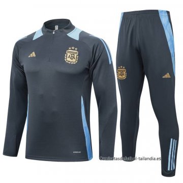 Chandal de Sudadera del Argentina 2024-2025 Gris Chandal de Sudadera del Argentina 2024-2025 Gris
