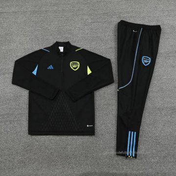 Chandal de Sudadera del Arsenal 2023-2024 Negro