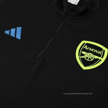 Chandal de Sudadera del Arsenal 2023-2024 Negro