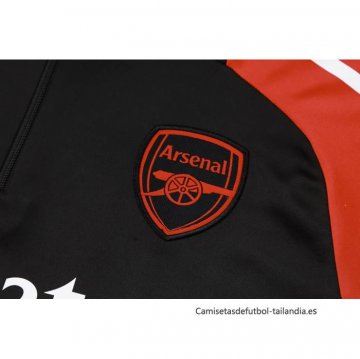 Chandal de Sudadera del Arsenal 2024-2025 Negro