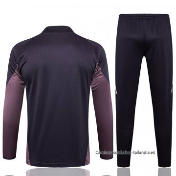 Chandal de Sudadera del Arsenal Nino 2024-2025 Gris Oscuro