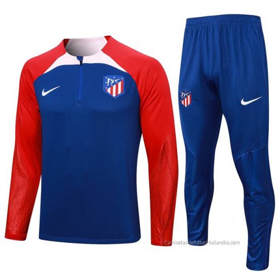 Chandal de Sudadera del Atletico Madrid 2023-2024 Azul - Haga un click en la imagen para cerrar