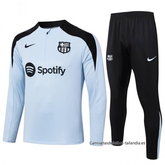 Chandal de Sudadera del Barcelona 2024-2025 Azul Claro - Haga un click en la imagen para cerrar