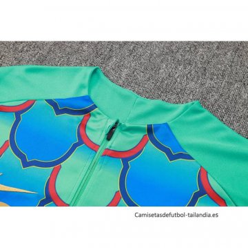Chandal de Sudadera del Barcelona 2024-2025 Verde