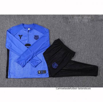 Chandal de Sudadera del Barcelona 2025-2026 Azul Purpura