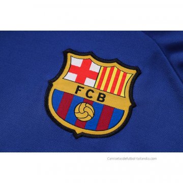 Chandal de Sudadera del Barcelona Nino 2022-2023 Azul