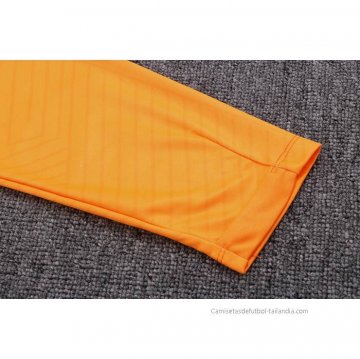 Chandal de Sudadera del Barcelona Nino 2022-2023 Naranja
