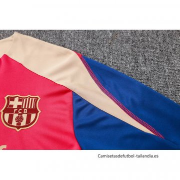 Chandal de Sudadera del Barcelona Nino 2024-2025 Rojo