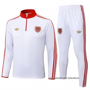 Chandal de Sudadera del Bayern Munich Nino 2025-2026 Blanco