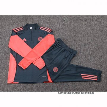 Chandal de Sudadera del Bayern Munich Nino 2025-2026 Gris Naranja