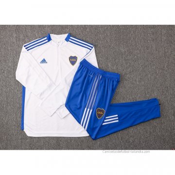 Chandal de Sudadera del Boca Juniors 2021-2022 Blanco