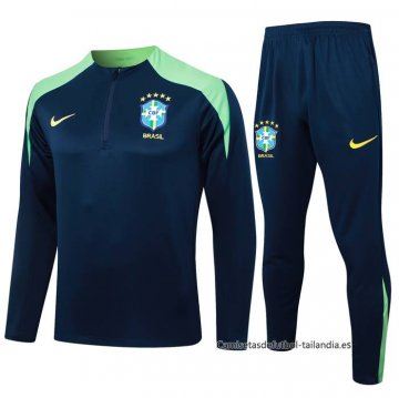 Chandal de Sudadera del Brasil 2024-2025 Azul Chandal de Sudadera del Brasil 2024-2025 Azul
