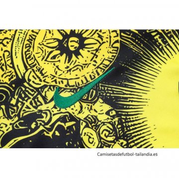 Chandal de Sudadera del Brasil Jesus Nino 2024-2025 Amarillo