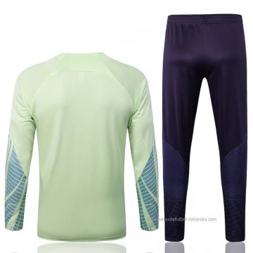 Chandal de Sudadera del Brasil Nino 2022-2023 Verde