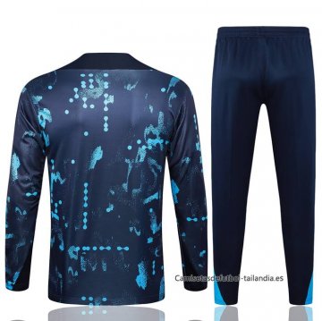 Chandal de Sudadera del Chelsea 2024-2025 Azul Oscuro