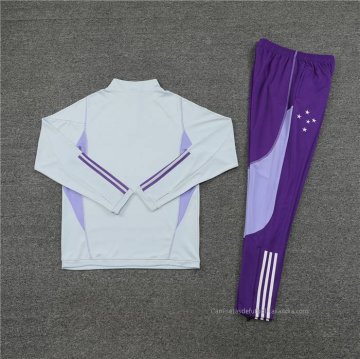Chandal de Sudadera del Cruzeiro Nino 2023-2024 Gris