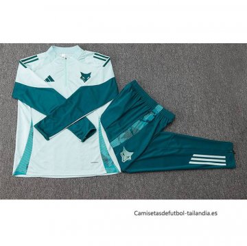 Chandal de Sudadera del Cruzeiro Nino 2024-2025 Verde