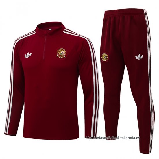 Chandal de Sudadera del Espana 2026-2027 Rojo - Haga un click en la imagen para cerrar