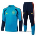 Chandal de Sudadera del Espana Nino 2026-2027 Azul