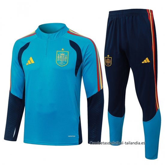 Chandal de Sudadera del Espana Nino 2026-2027 Azul - Haga un click en la imagen para cerrar