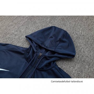 Chandal de Sudadera del Francia 2024-2025 Azul Oscuro
