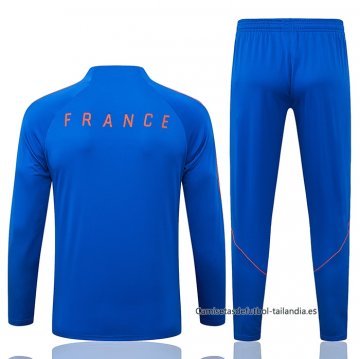 Chandal de Sudadera del Francia Nino 2026-2027 Azul