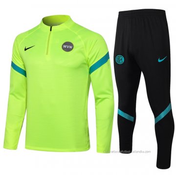 Chandal de Sudadera del Inter Milan 2021-2022 Verde Chandal de Sudadera del Inter Milan 2021-2022 Verde