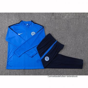Chandal de Sudadera del Inter Milan Nino 2026-2027 Azul