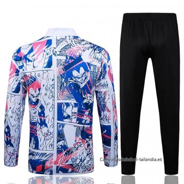 Chandal de Sudadera del Japon Nino 2025-2026 Blanco Azul