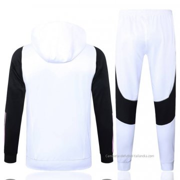 Chandal de Sudadera del Juventus 2023-2024 Blanco y Negro