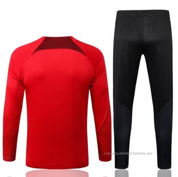Chandal de Sudadera del Liverpool Nino 2022-2023 Rojo