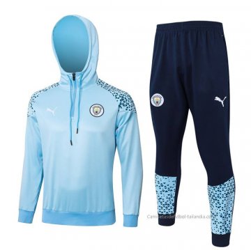 Chandal de Sudadera del Manchester City 2023-2024 Azul Claro Chandal de Sudadera del Manchester City 2023-2024 Azul Claro