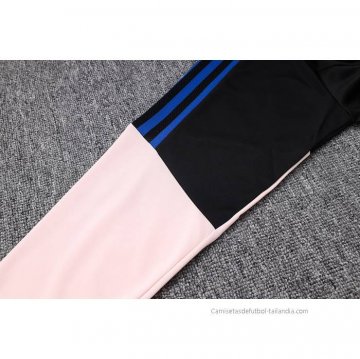 Chandal de Sudadera del Manchester United 2022-2023 Negro y Rosa