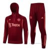 Chandal de Sudadera del Manchester United 2023-2024 Rojo Oscuro Chandal de Sudadera del Manchester United 2023-2024 Rojo Oscuro