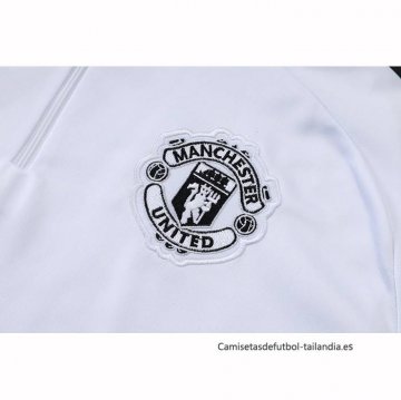 Chandal de Sudadera del Manchester United 2025-2026 Blanco