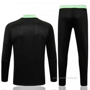Chandal de Sudadera del Manchester United Nino 2021-2022 Negro