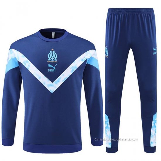 Chandal de Sudadera del Olympique Marsella 2022 Azul - Haga un click en la imagen para cerrar
