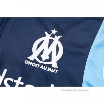 Chandal de Sudadera del Olympique Marsella 2023-2024 Azul Oscuro