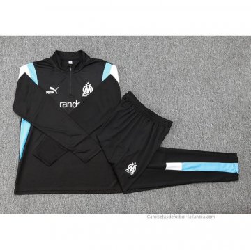 Chandal de Sudadera del Olympique Marsella 2023-2024 Negro