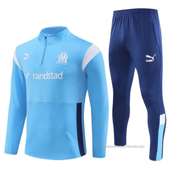 Chandal de Sudadera del Olympique Marsella Nino 2023-2024 Azul - Haga un click en la imagen para cerrar