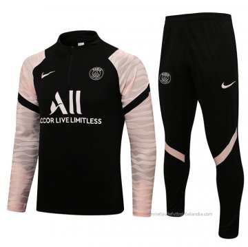 Chandal de Sudadera del Paris Saint-Germain 2021-2022 Negro Chandal de Sudadera del Paris Saint-Germain 2021-2022 Negro