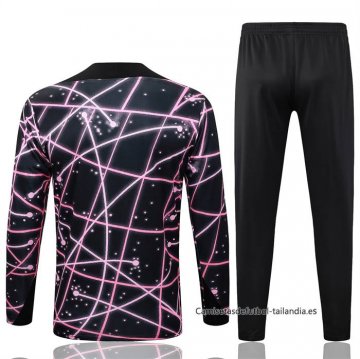 Chandal de Sudadera del Paris Saint-Germain 2025-2026 Negro Rosa