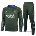 Chandal de Sudadera del Paris Saint-Germain Jordan Nino 2023-2024 Verde