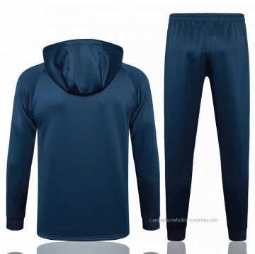 Chandal de Sudadera del Paris Saint-Germain Nino 2023-2024 Azul Oscuro