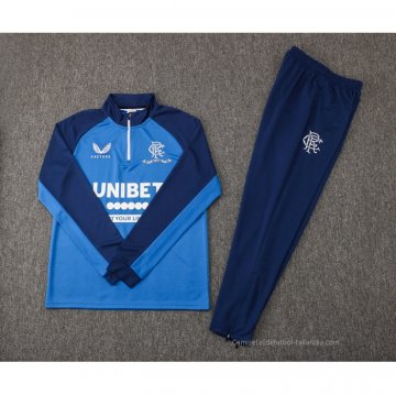 Chandal de Sudadera del Rangers 2021-2022 Azul