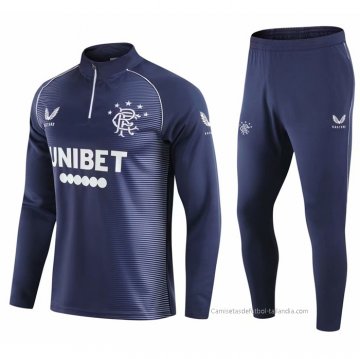 Chandal de Sudadera del Rangers 2021-2022 Azul Chandal de Sudadera del Rangers 2021-2022 Azul