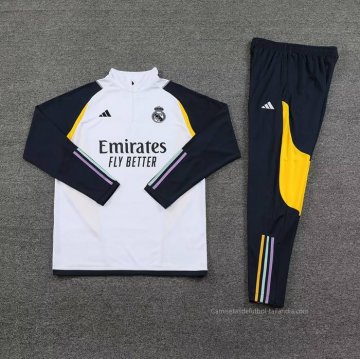 Chandal de Sudadera del Real Madrid 2023-2024 Blanco